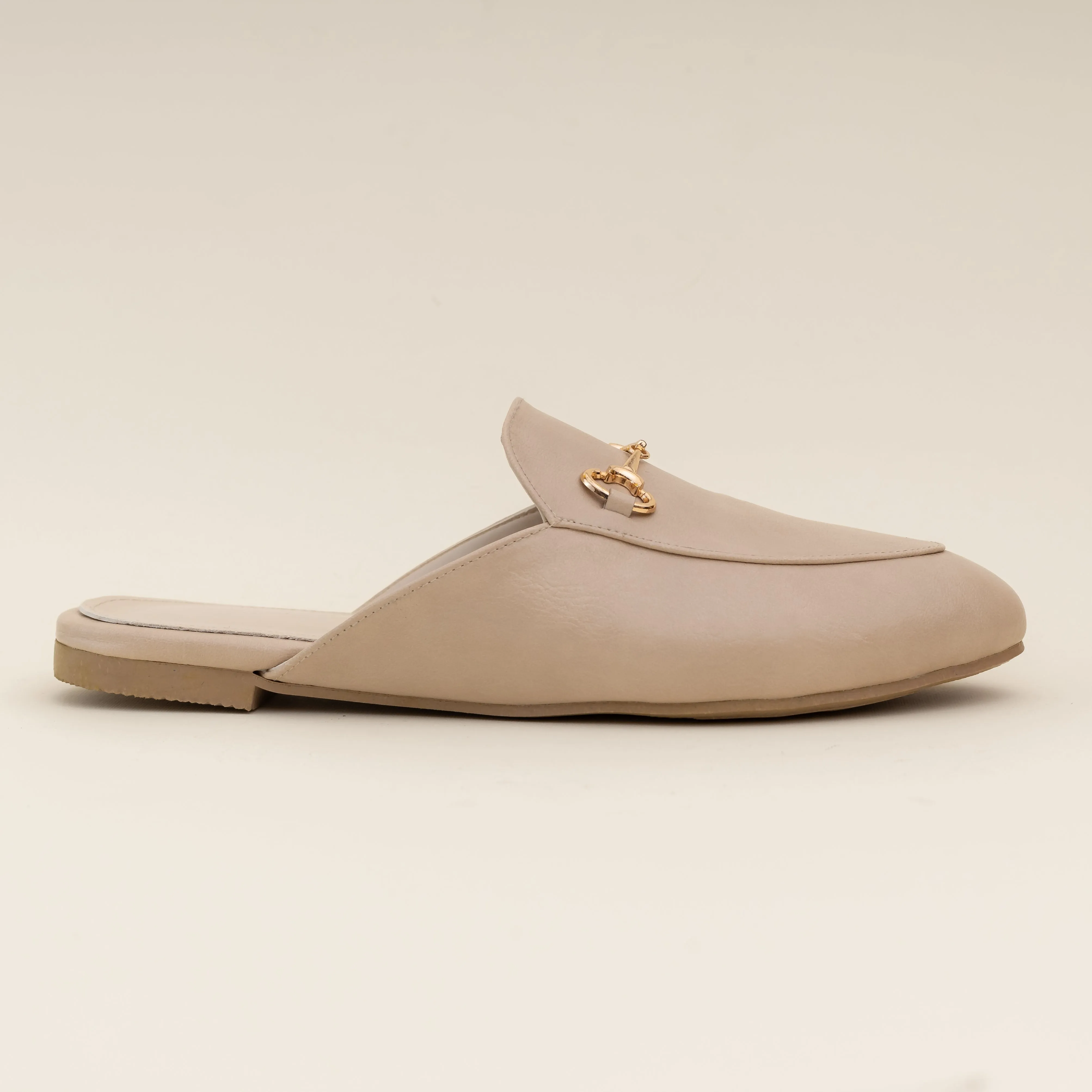 Women Beige Mule