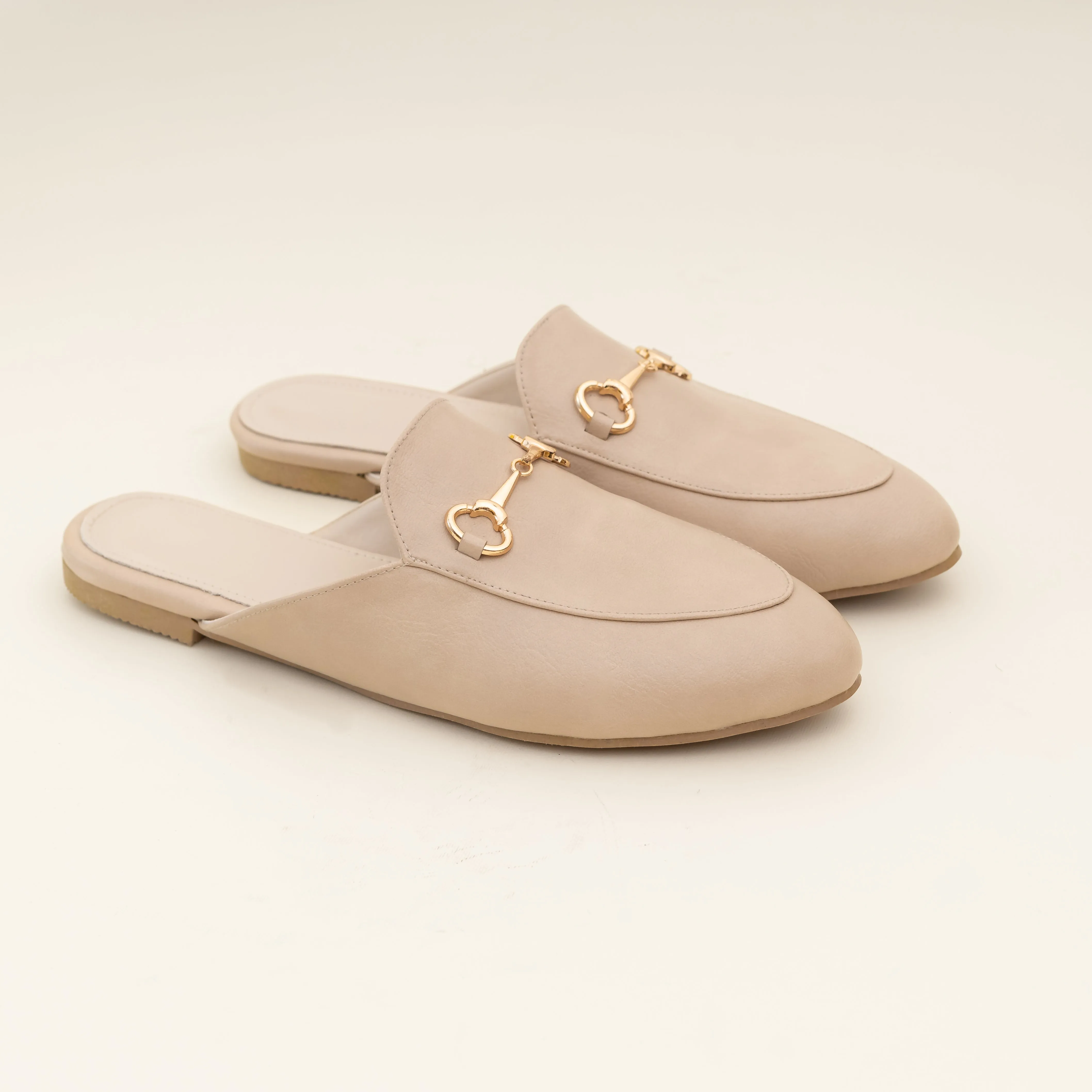 Women Beige Mule
