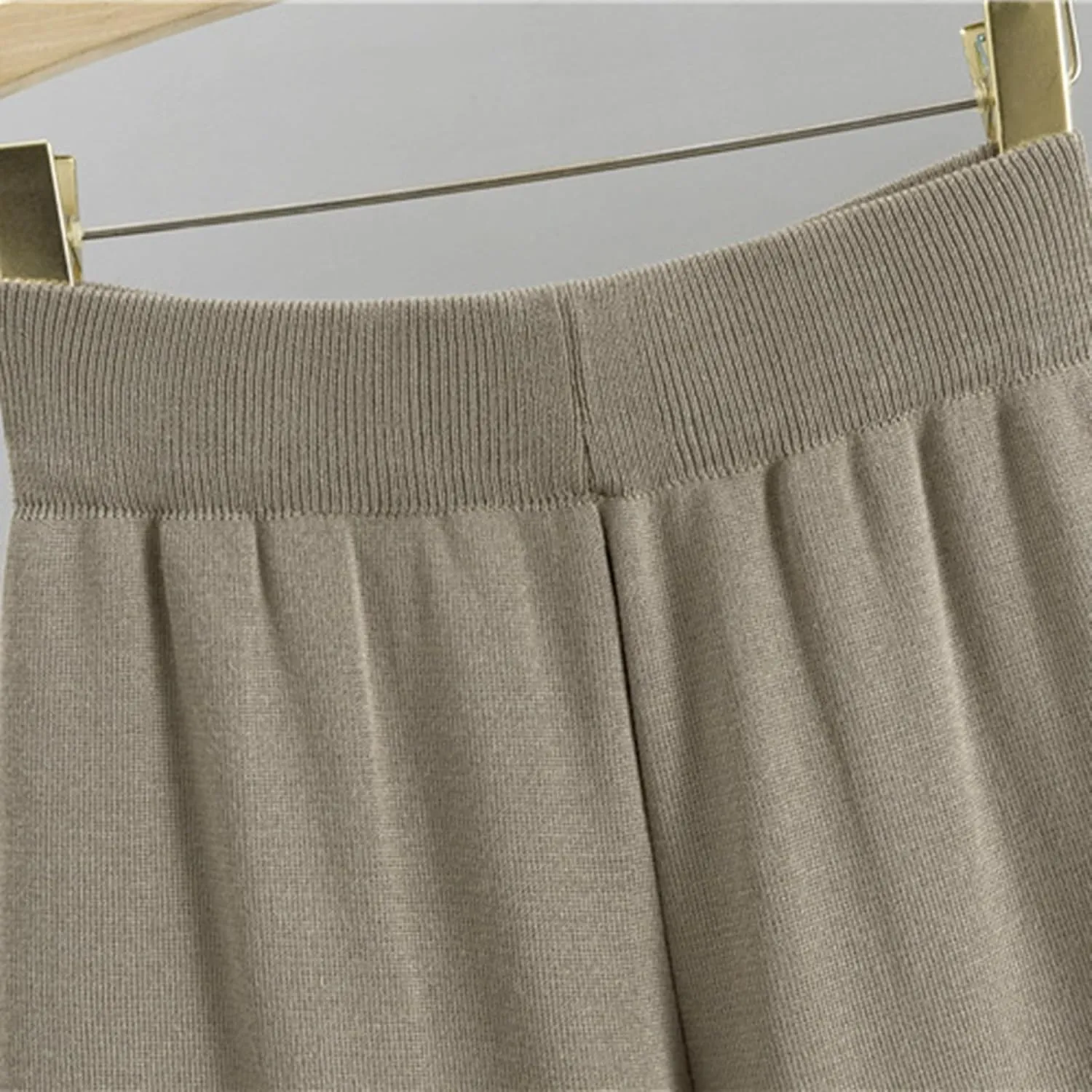 Women's 3 Piece Knit Lounge Set, Long Sleeve Cardigan Sleeveless Turtleneck Tank Top and Wide Leg Pants Matching