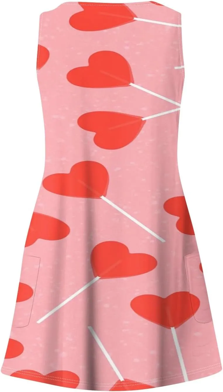 Women's Casual Sundress with Pockets Summer Boho Beach Dress Floral Blouses for Women T-Shirts Dress V Fashion