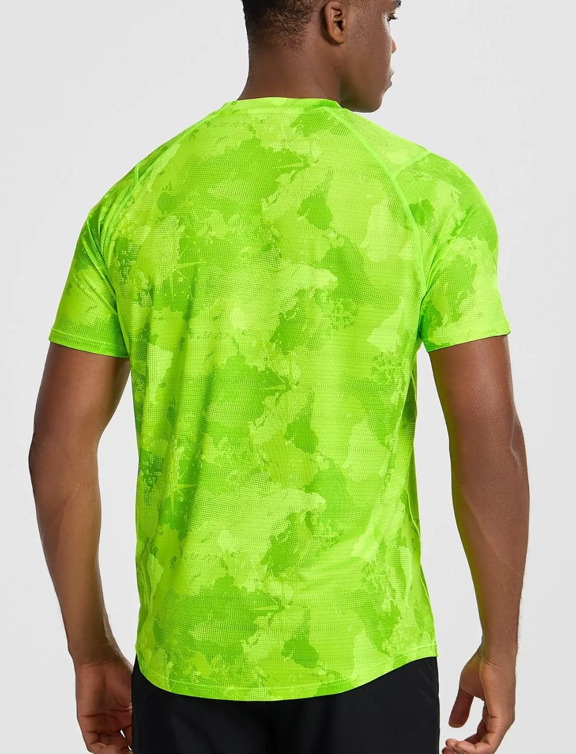 Zengjo Mens Workout Shirt Short Sleeve Quick Dry Lightweight Athletic Running Gym Performance T-Shirts Moisture Wicking