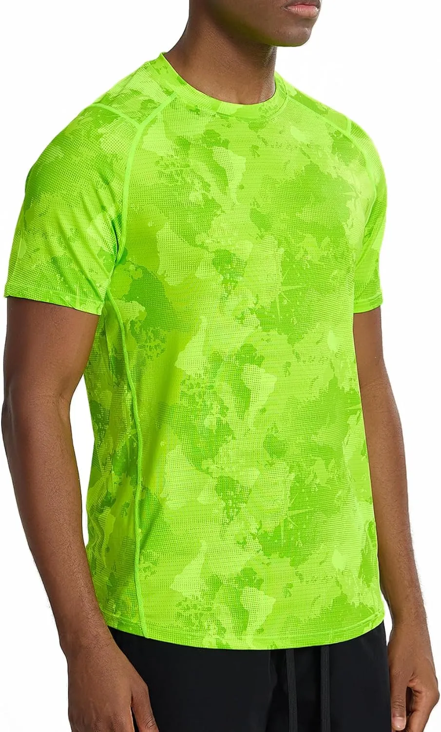 Zengjo Mens Workout Shirt Short Sleeve Quick Dry Lightweight Athletic Running Gym Performance T-Shirts Moisture Wicking