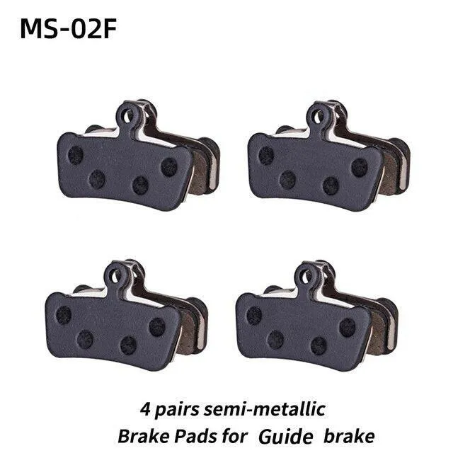 ZTTO 4 Pairs MTB Bike 4 Piston Disc Brake Pads Brake Shoes For Guide G2 RSC Hydraulic brake Metallic Brake Pads XO Trail E9 E7
